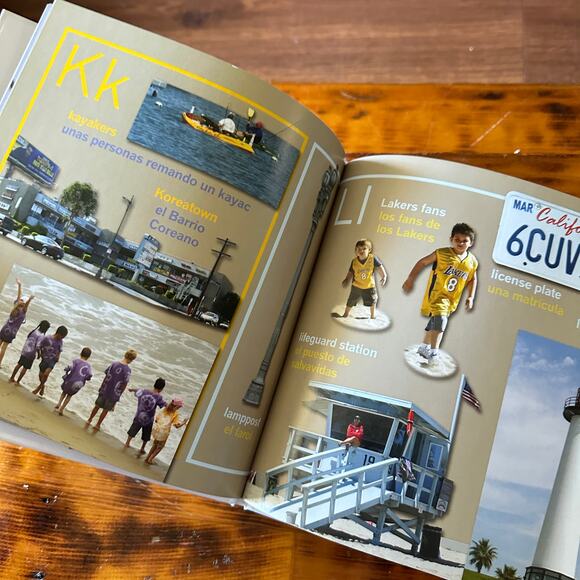 All About Cities ABC In Los Angeles English/Spanish Hardcover Book - Picture 4 of 7